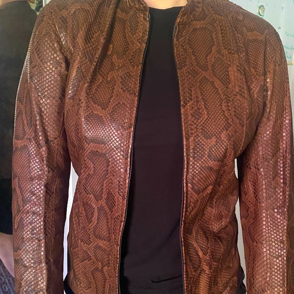 Isaac Sellam RARE Burmese Python Skin Leather Jacket, France, 2009 - Picture 6 of 9